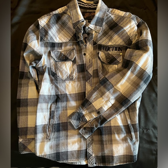 Affliction Other - Affliction button up heavy shirt. Size large.